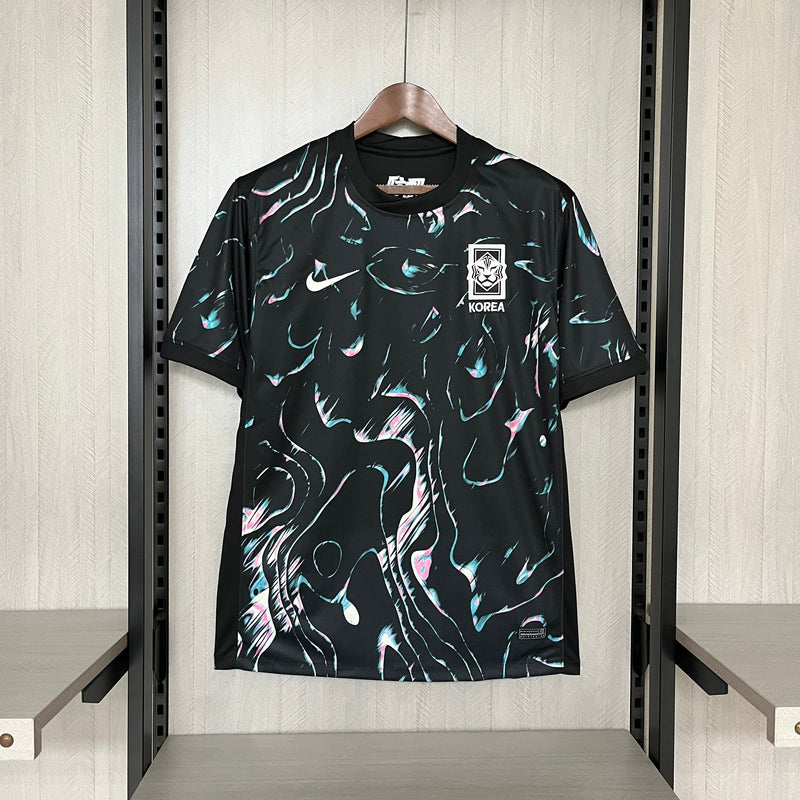 Camisa Coreia Do Sul Away 24/25 Torcedor Nike Masculina - Preto