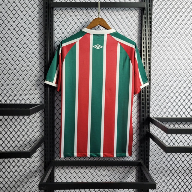 Camisa Fluminense Home 22/23 Torcedor Umbro Masculina - Vermelha e Verde