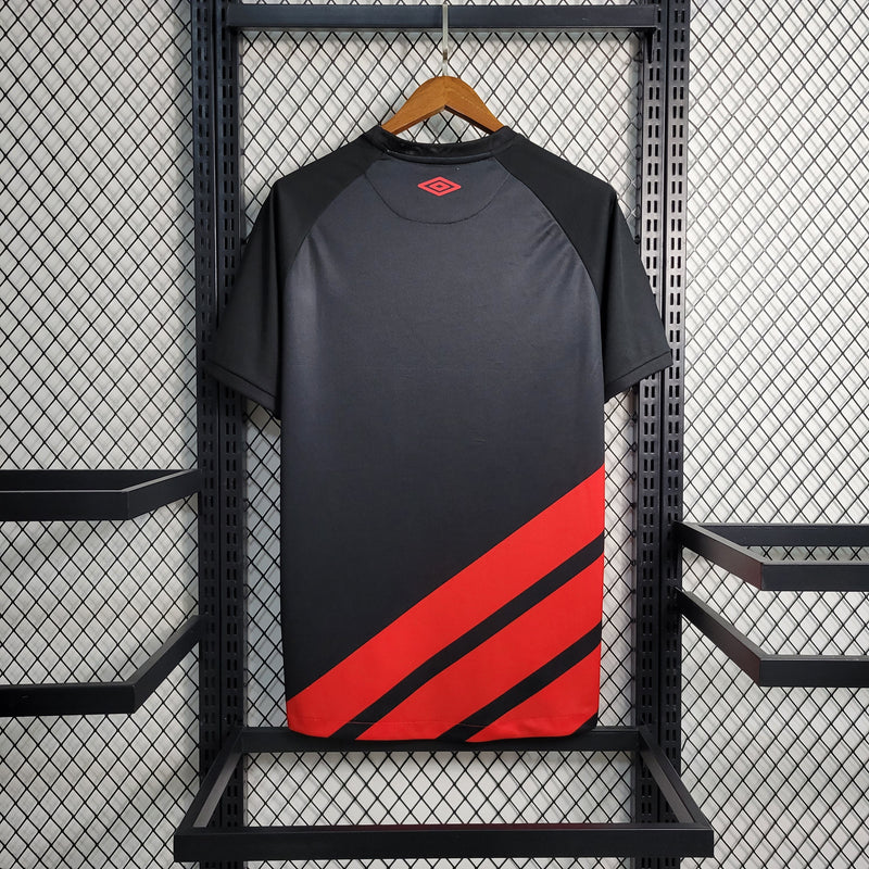 Athletico Paranaense Away 23/24 Torcedor Umbro Masculino - Vermelho e Preto