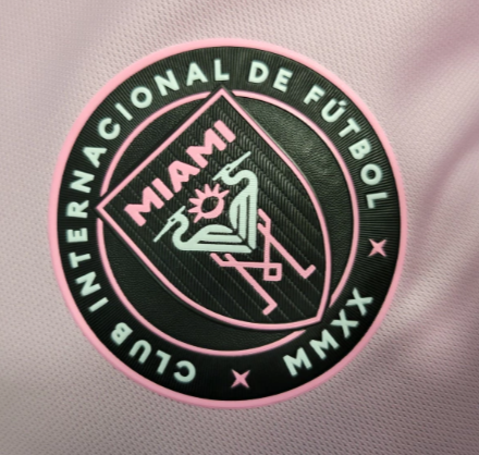 Camisa Inter Miami Home + Patch GOAT 23/24 Jogador Adidas Masculina - Rosa