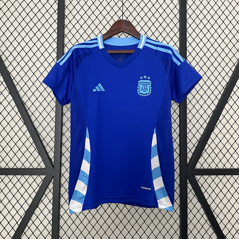 Camisa Argentina Away 24/25 Torcedor Adidas Feminina - Azul Escuro