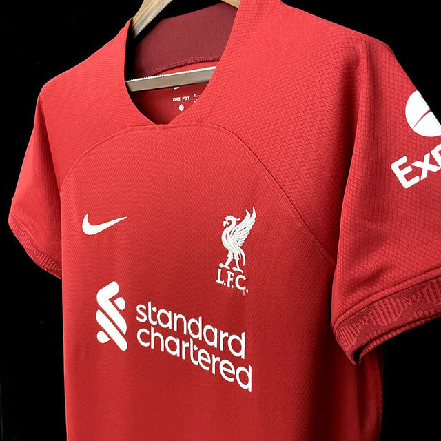 Camisa Liverpool Home 22/23 Torcedor Nike Masculina - Vermelha