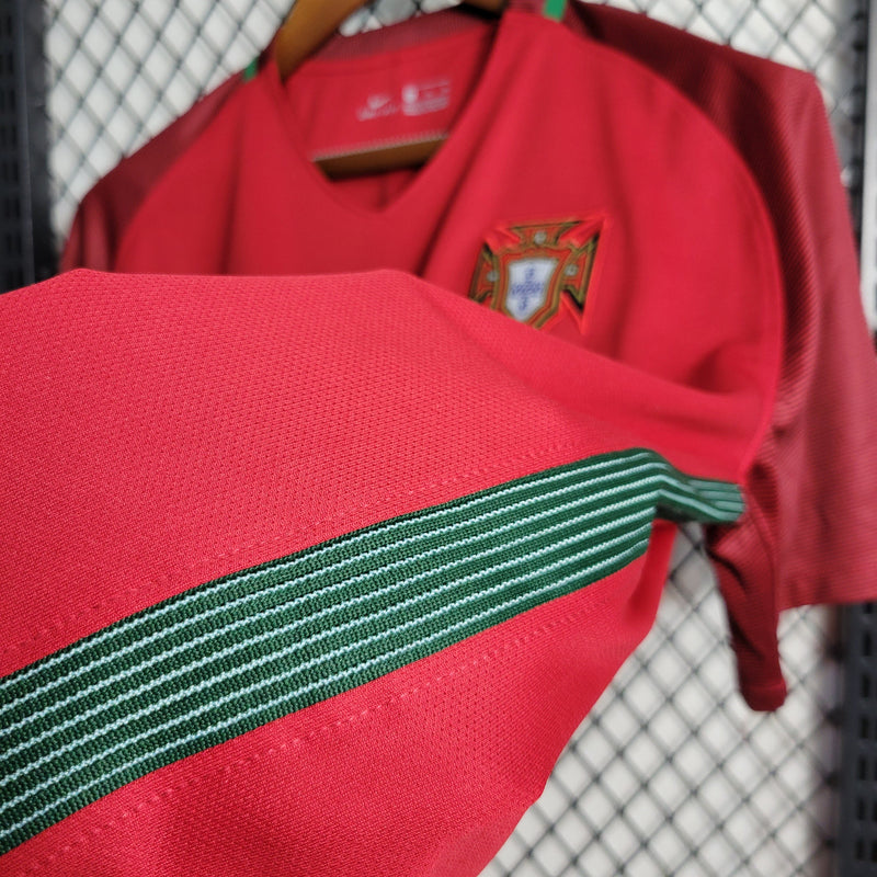 Camisa Portugal Home Retro 2016 Torcedor Nike Masculina - Vermelha