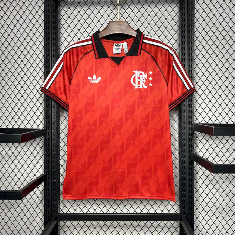 Camisa Flamengo Edição Especial Retro 24/25 Torcedor Adidas Masculina - Vermelho