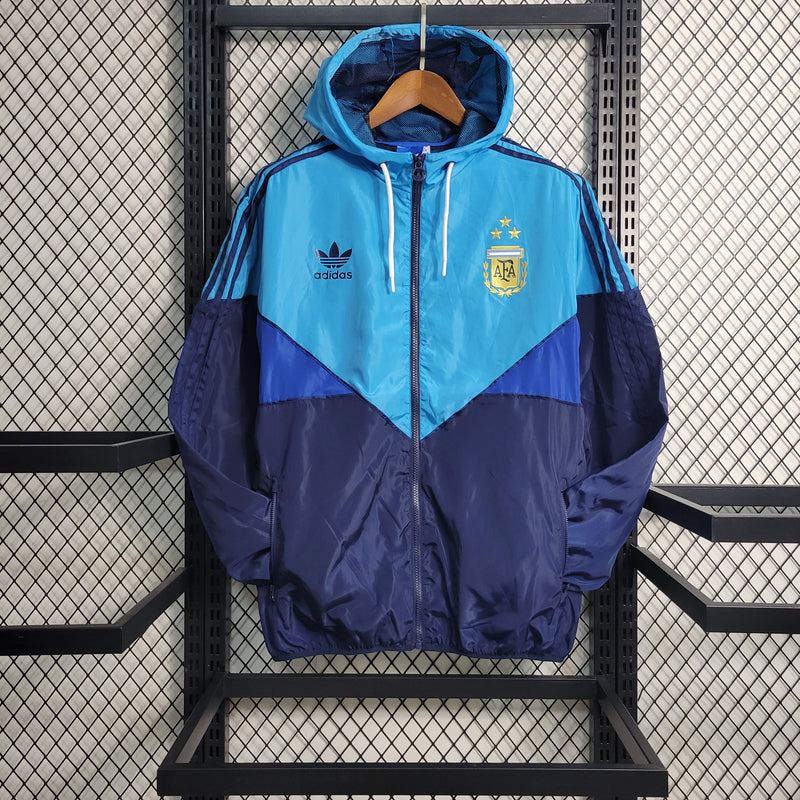 Corta Vento Argentina Adidas Unissex - Azul