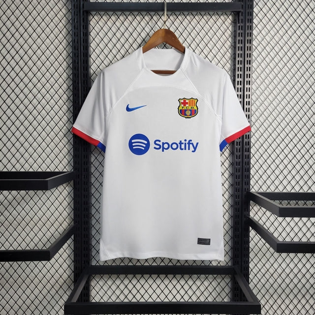 Camisa Barcelona Away 23/24 Torcedor Nike Masculina - Branca