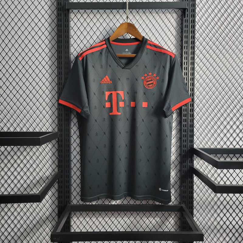 Camisa Bayern de Munique Third 22/23 Torcedor Adidas Masculina - Preta