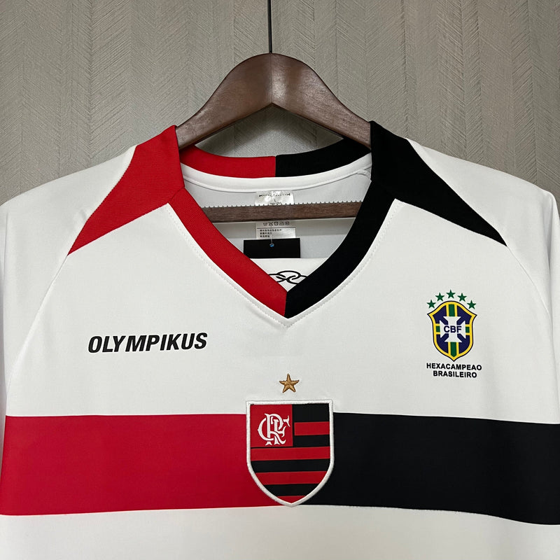 Camisa Flamengo Away Retro 2010 Torcedor Olympikus Masculina - Branca