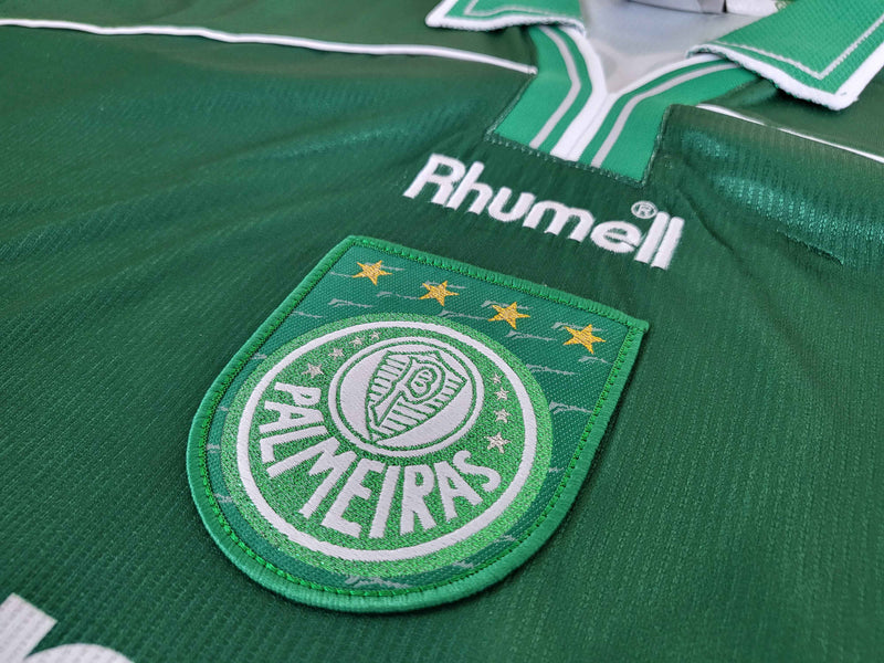 Palmeiras Home Retro 1999 Masculino Rhumell - Verde