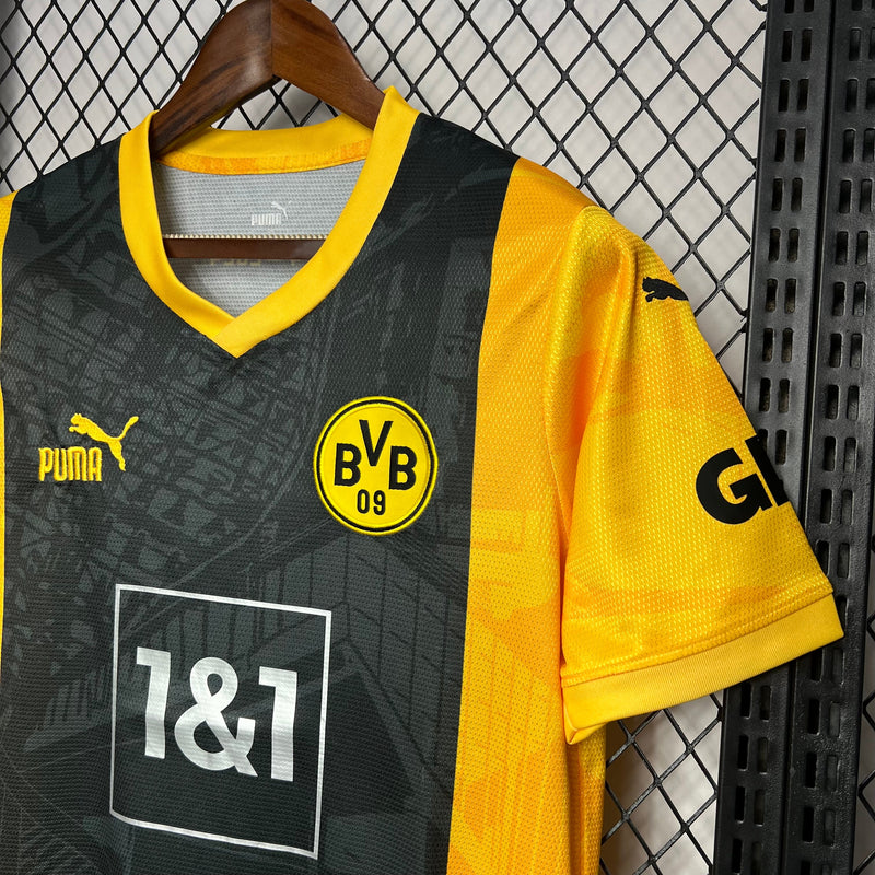 Camisa Borussia Dortmund Edição Especial 24/25 Torcedor Puma Masculina - Preto e Amarelo