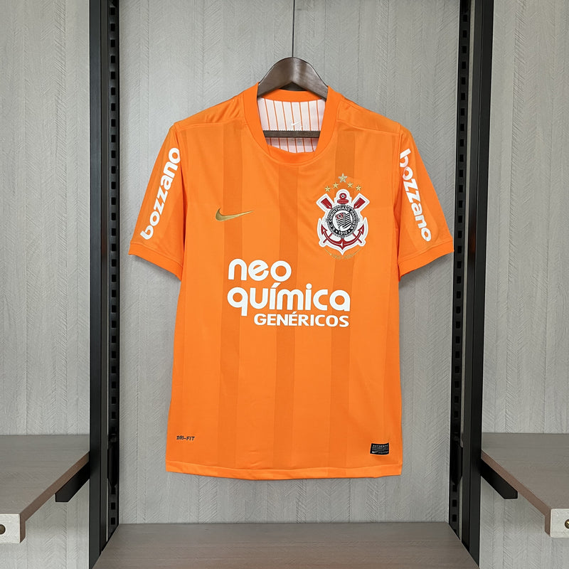 Camisa Corinthians Retro Goleiro 2010 Torcedor Nike Masculina - Laranja