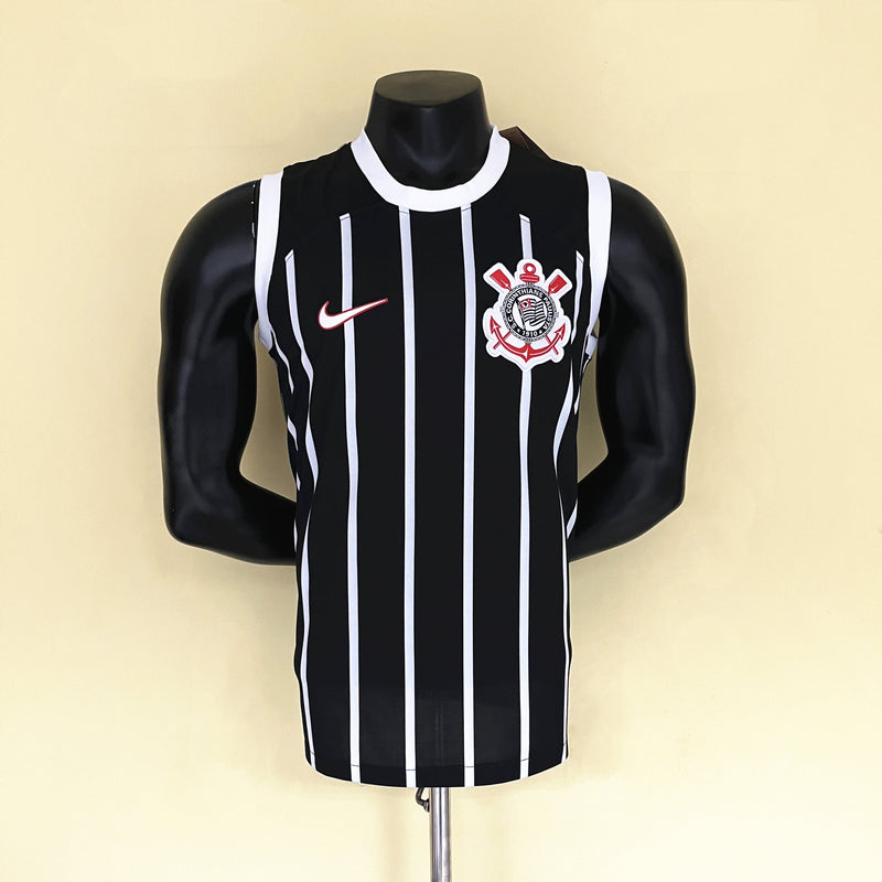 Camisa Corinthians Away Regata 23/24 Torcedor Nike Masculina - Preta