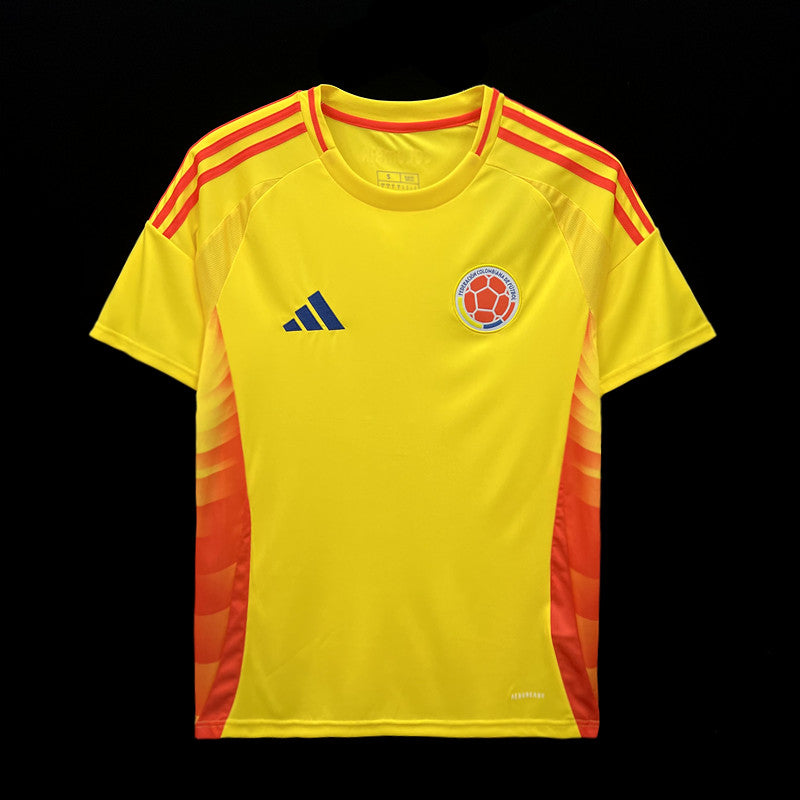 Camisa Colômbia Home 24/25 Torcedor Adidas Masculina - Amarelo