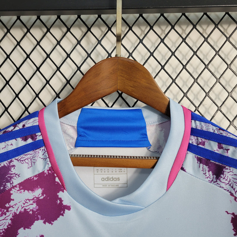 Camisa Espanha Feminino Away 23/24 Torcedor Adidas Feminina - Azul