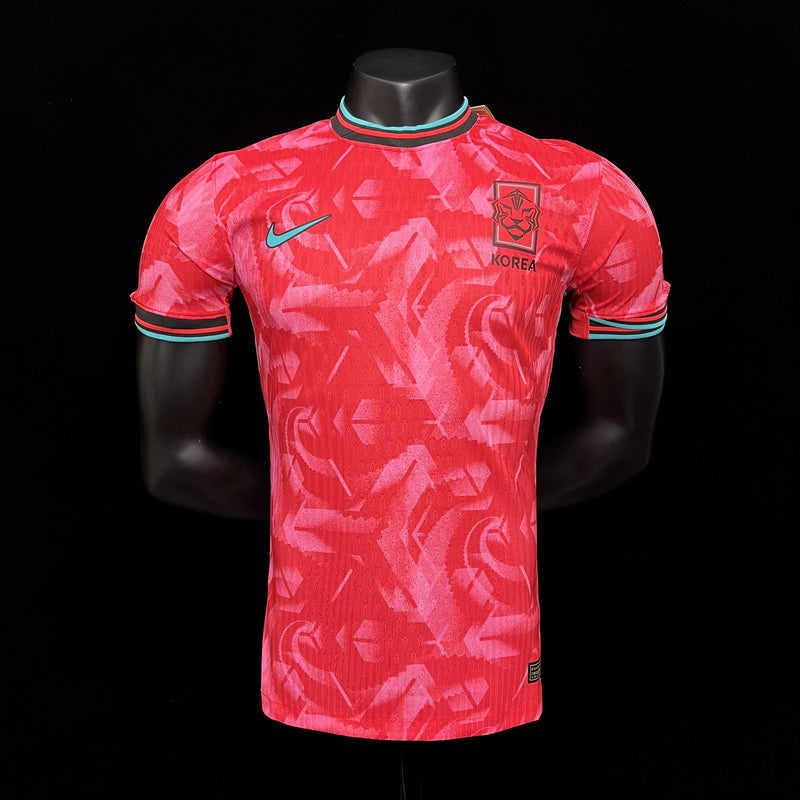 Camisa Coreia do Sul Home 24/25 Jogador Nike Masculina - Rosa