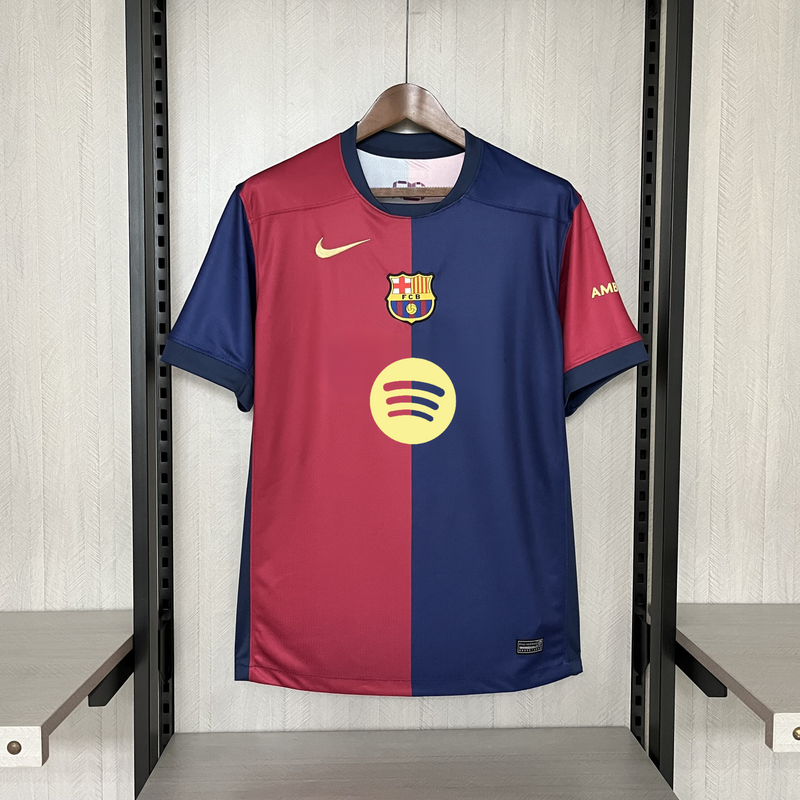 Camisa Barcelona Home 24/25 Torcedor Nike Masculina - Grená