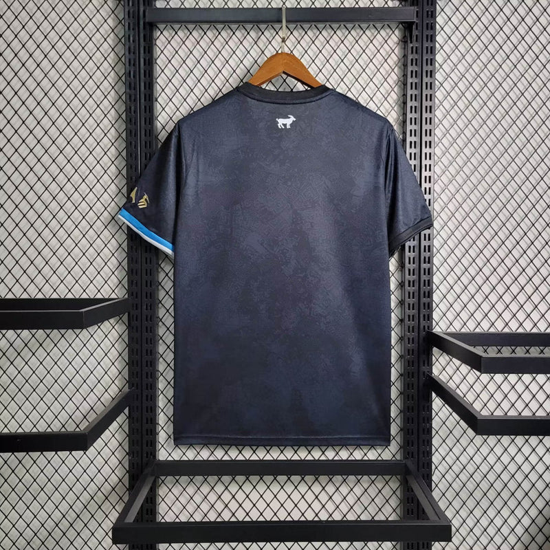 Camisa GOAT MESSI - 10 Versão Torcedor Masculina - Azul Escuro