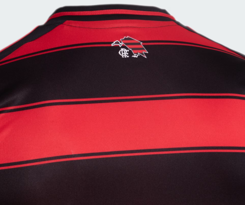 Camisa Flamengo Home 25/26 Torcedor Adidas Masculina - Vermelho e Preto