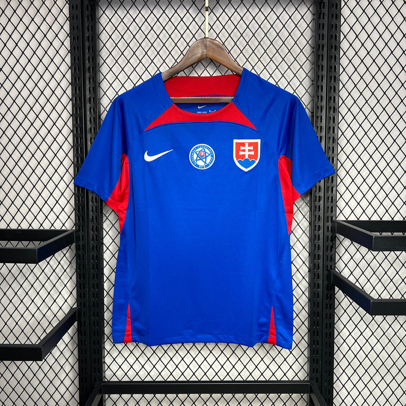 Camisa Eslovaquia Home 24/25 Torcedor Nike Masculina - Azul