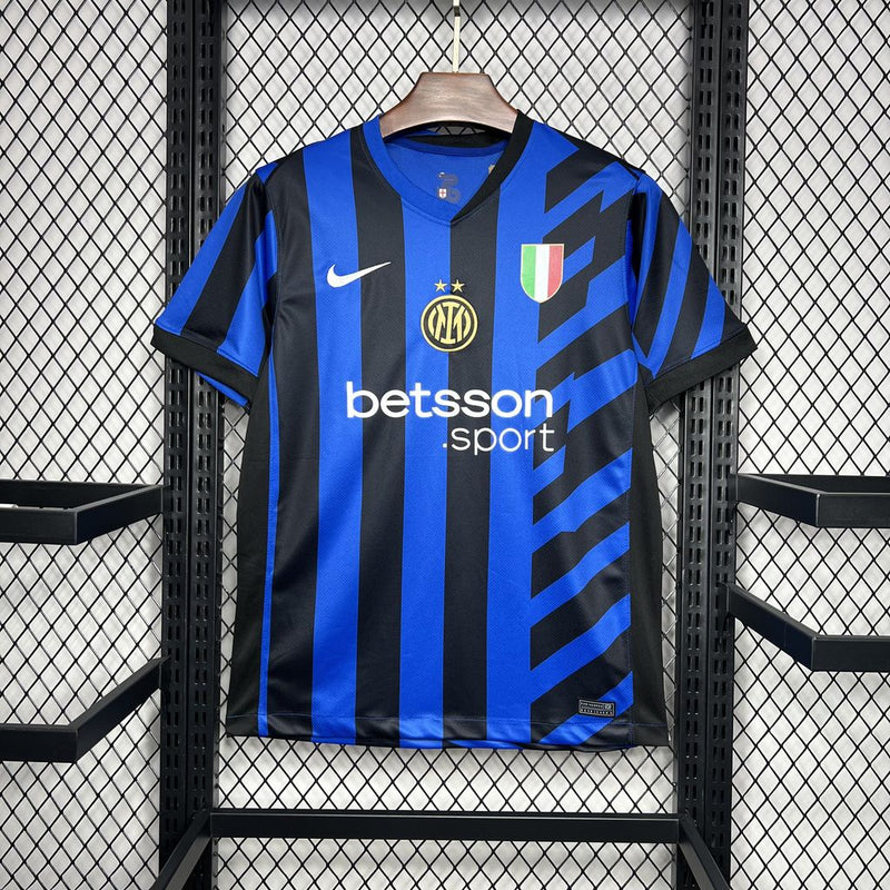 Camisa Inter de Milão Home 24/25 Torcedor Nike Masculina - Azul e Preto