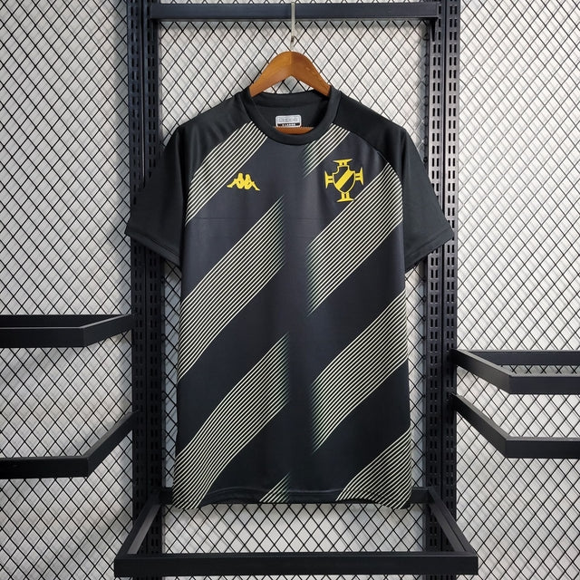 Camisa Vasco da Gama Edição Especial 23/24 Torcedor Kappa Masculina - Preta e Amarela