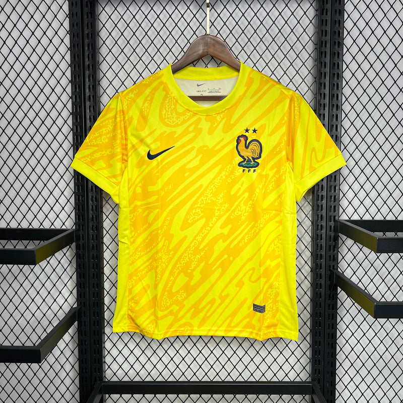 Camisa França Goleiro 24/25 Torcedor Nike Masculina - Amarela