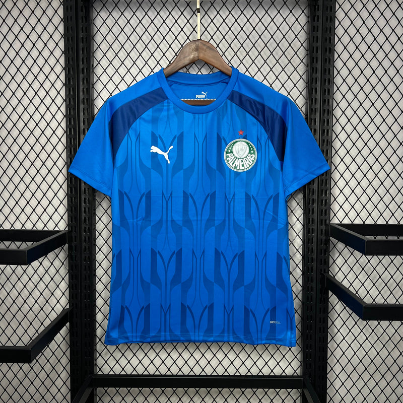 Palmeiras Pré Jogo 24/25 Torcedor Puma Masculino - Azul