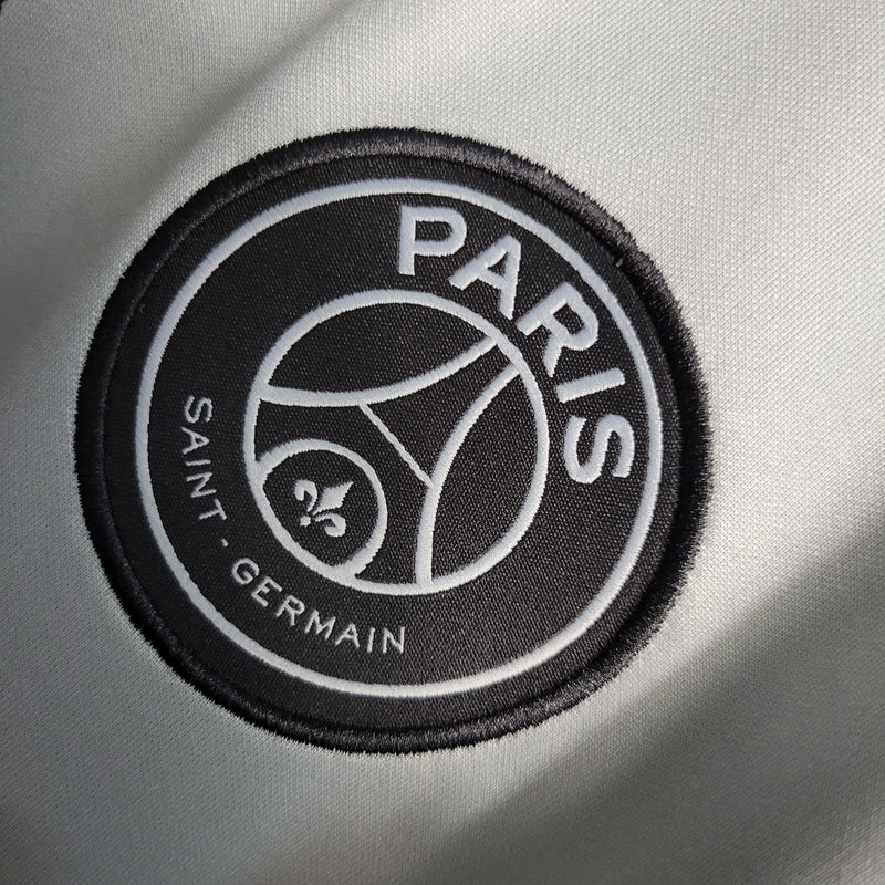 Camisa PSG Away 22/23 Torcedor Jordan Masculina - Cinza