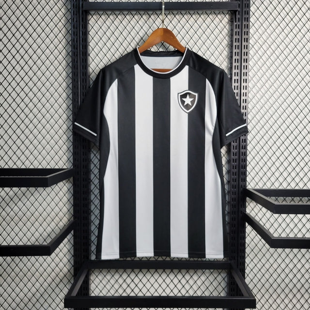 Camisa Botafogo Home 22/23 Torcedor Masculina - Preta e Branca