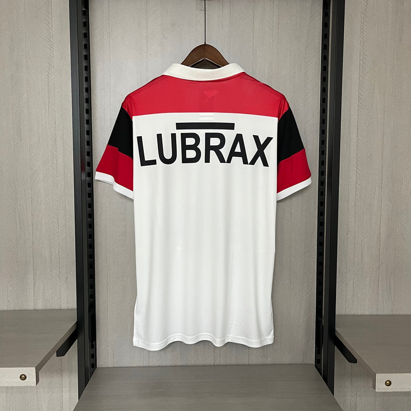 Camisa Flamengo Away Retro 1986 Torcedor Adidas  Masculina - Branca