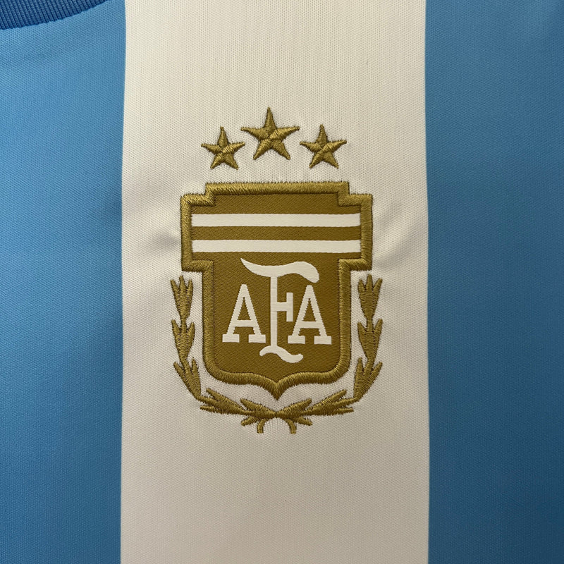 Camisa Argentina Home 24/25 Torcedor Adidas Feminina - Azul e Branca