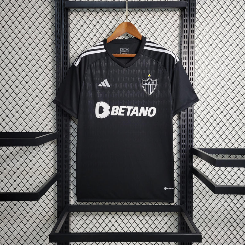 Camisa Atlético Mineiro Goleiro 23/24 Torcedor Adidas Masculino - Preto