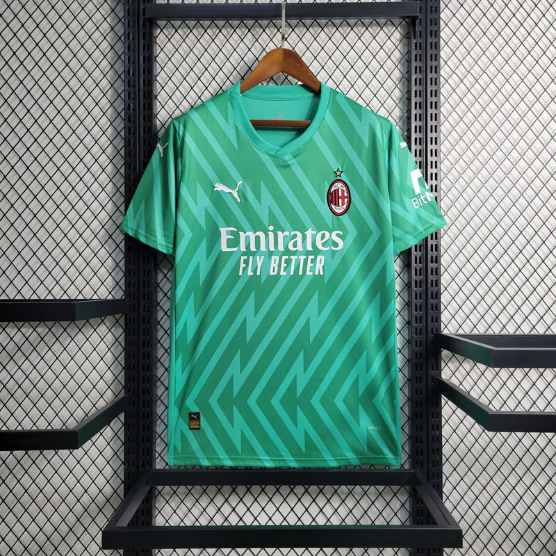 Camisa Milan Goleiro 23/24 Torcedor Puma Masculina - Verde