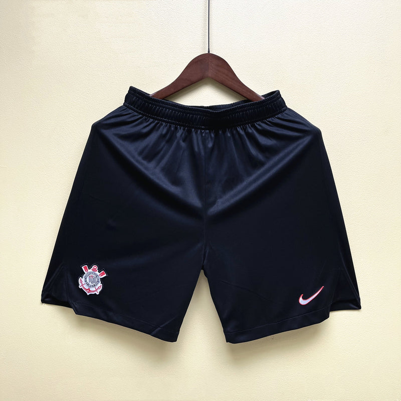 Shorts Corinthians Home 23/24 Torcedor Nike Masculino - Preto