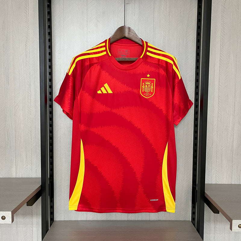 Camisa Espanha Home 24/25 Torcedor Adidas Masculina - Vermelha