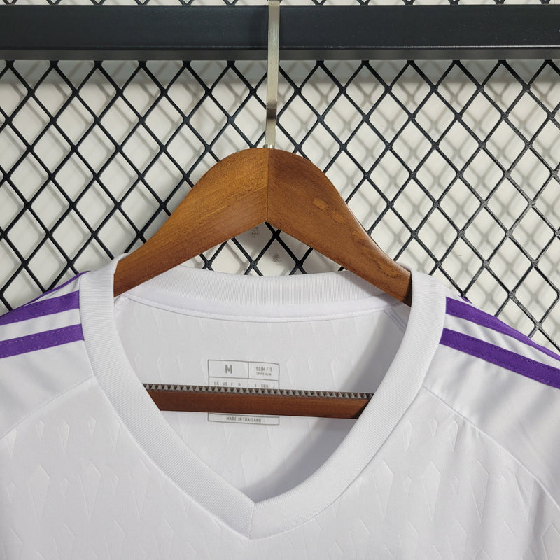 Camisa Real Madrid Goleiro 23/24 Torcedor Adidas Masculina - Branca