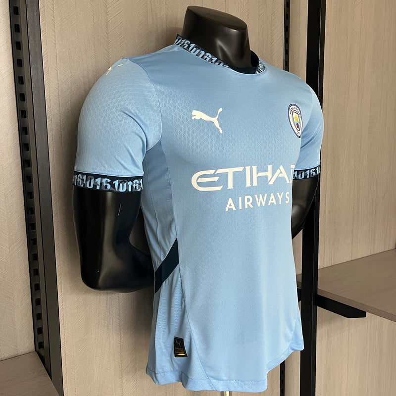 Camisa Manchester City Home 24/25 Jogador Puma Masculina - Azul