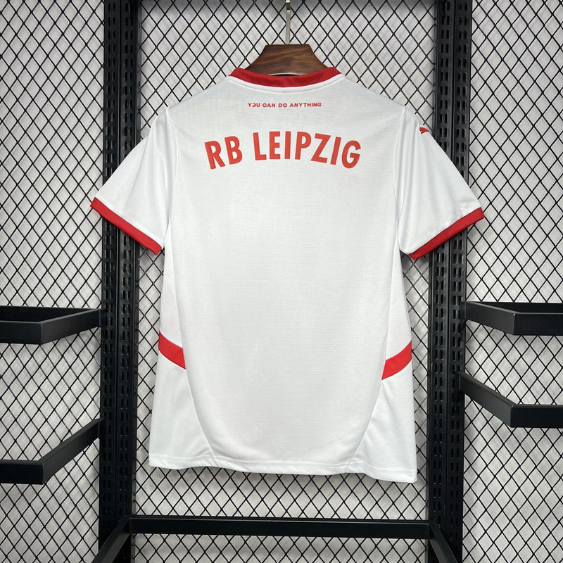 Camisa RB Leipzig 24/25 Torcedor Nike Masculina - Branca e Vermelho