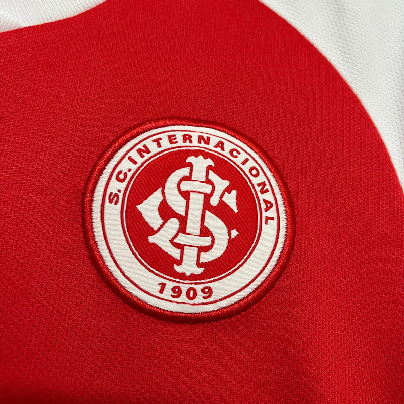 Camisa Internacional Home 24/25 Torcedor Adidas Feminino - Vermelho e Branco