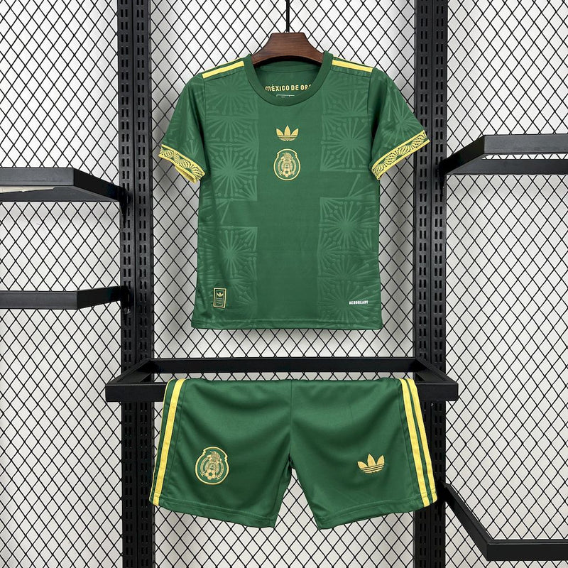 Kit Infantil México Edição Especial 25/26 Adidas Masculina - Verde