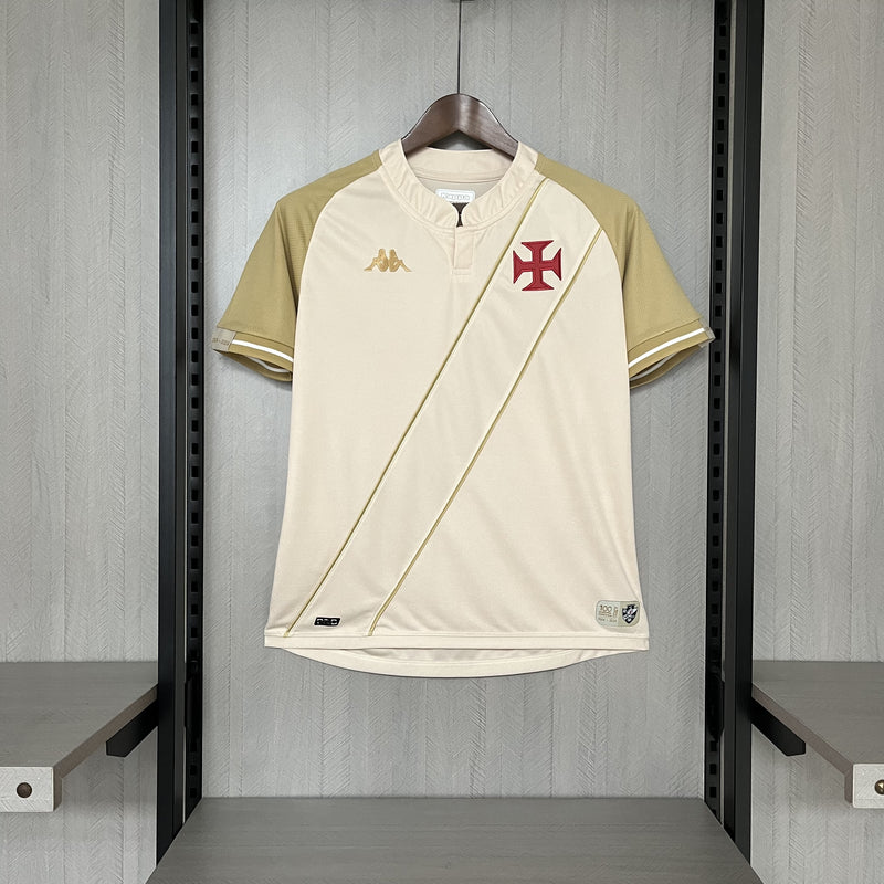 Camisa Vasco da Gama Third 24/25 Torcedor Kappa Feminino - Dourada