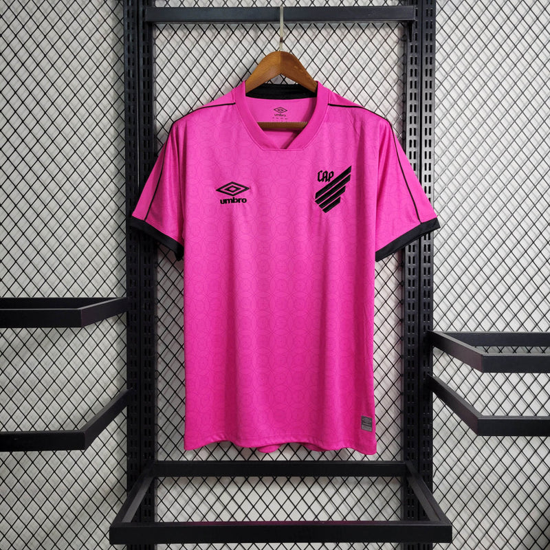 Camisa Athletico Paranaense Outubro Rosa 23/24 Torcedor Umbro Masculino - Rosa