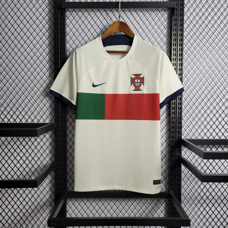 Camisa Portugal Away 22/23 Torcedor Nike Masculina - Branca