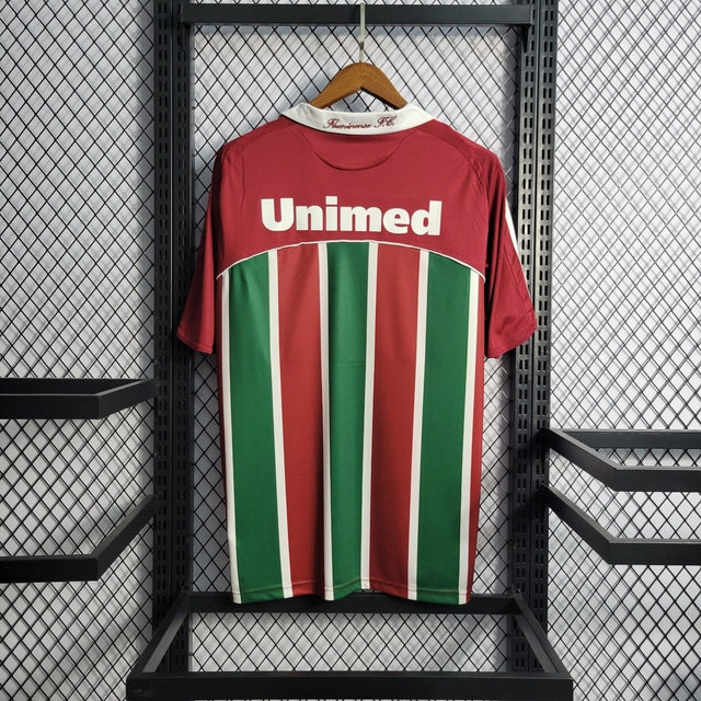 Camisa Fluminense Retrô Home 2008 Adidas Masculina - Vermelho e verde