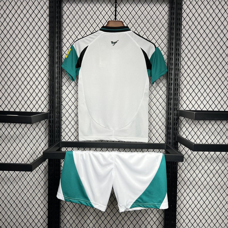 Kit Infantil Newcastle Third 24/25 Unissex Adidas - Branco e Verde