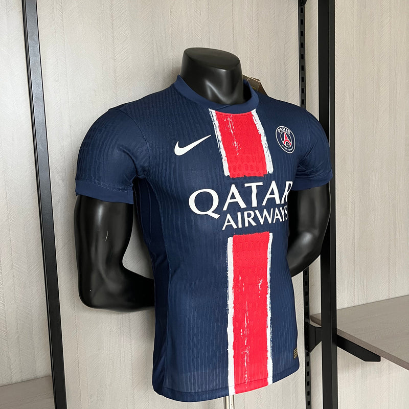 Camisa PSG Home 24/25 Jogador Nike Masculina - Azul e Vermelho