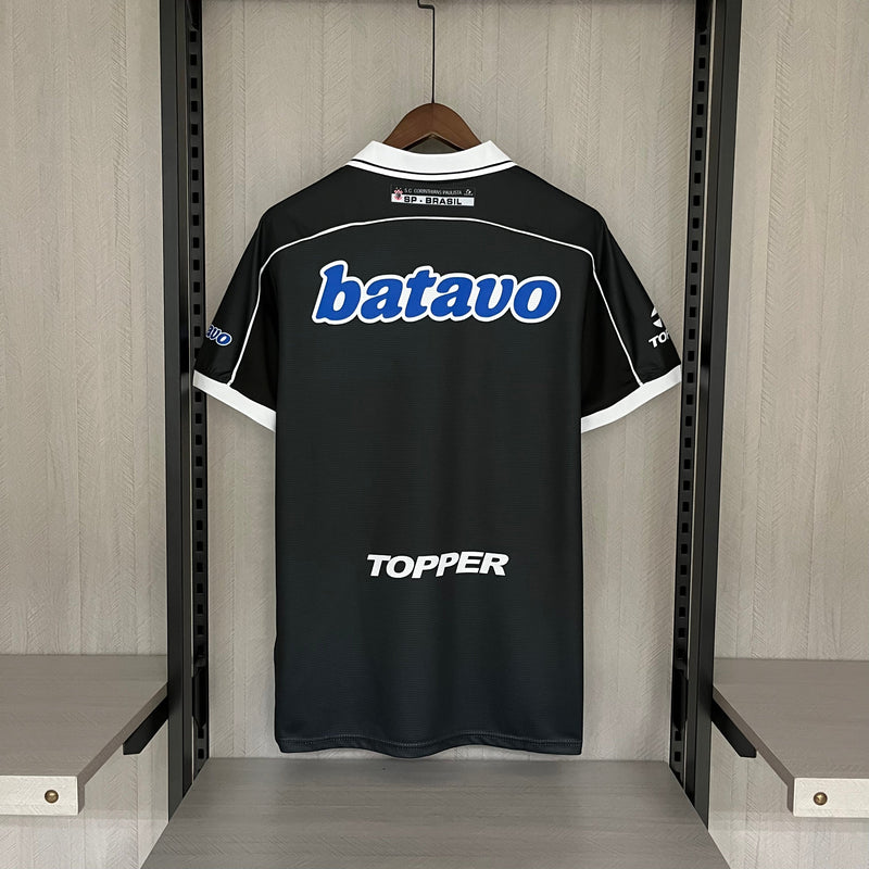 Camisa Corinthians Retro Away 1999 Torcedor Topper Masculina - Preto