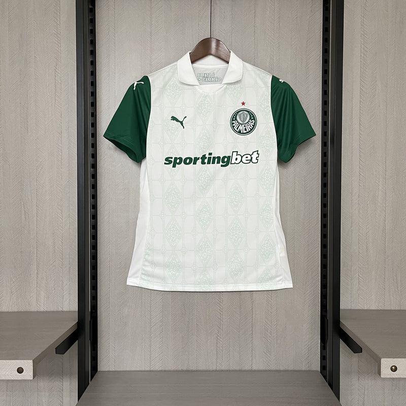 Palmeiras Home 25/26 Torcedor Puma Feminino - Branco e Verde