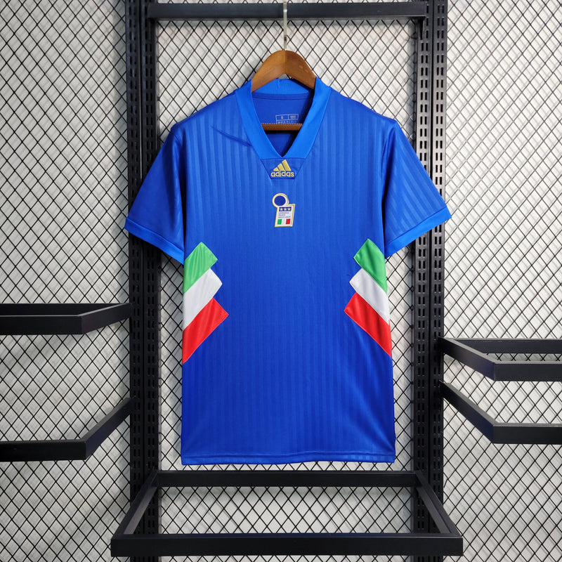 Camisa Itália Edição Adidas 23/24 Torcedor Adidas Masculina - Azul