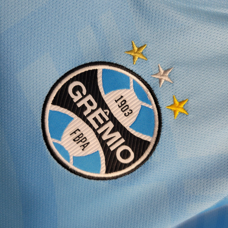 Camisa Grêmio Third Celeste 23/24 Torcedor Umbro Feminino - Azul Celeste